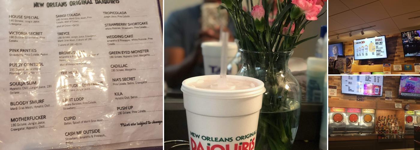 New Orleans Original Daiquiris Menu