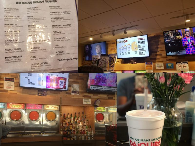 New Orleans Original Daiquiris Menu