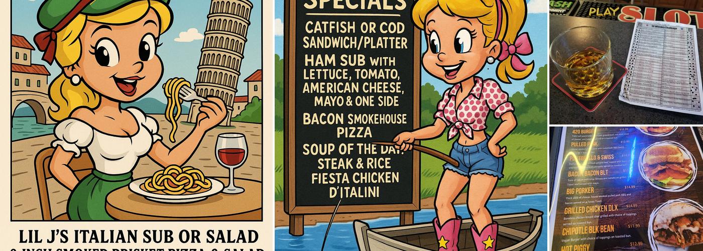 Exit 210 Saloon Menu
