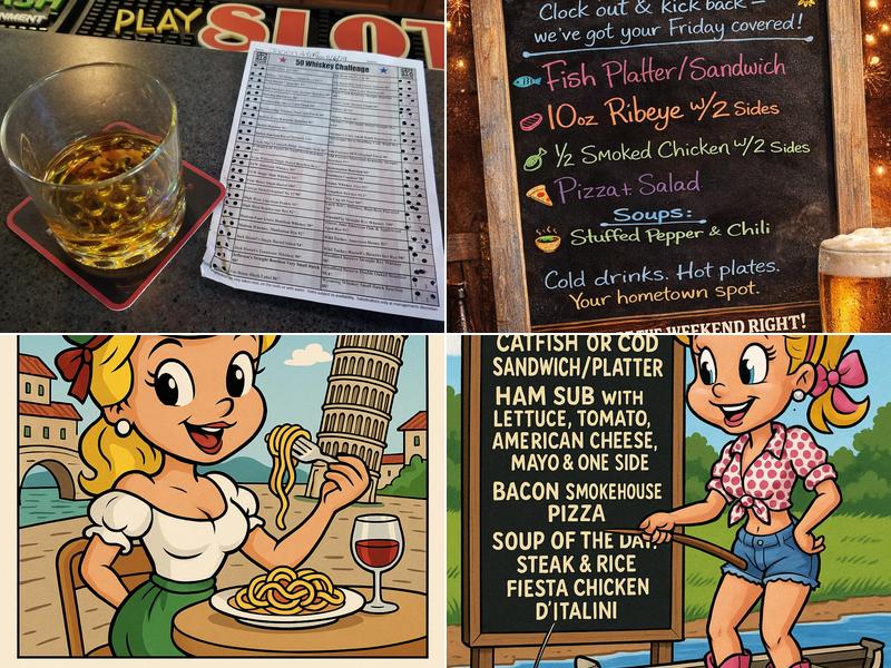 Exit 210 Saloon Menu