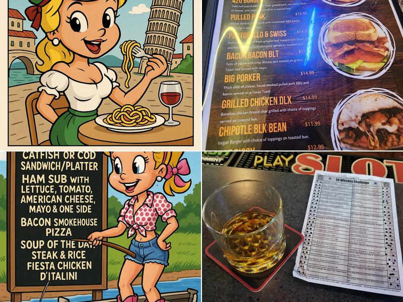 Exit 210 Saloon Menu