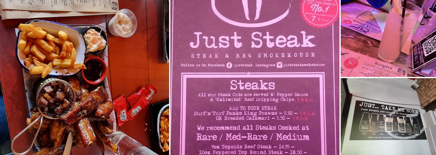 Just Steak Menu