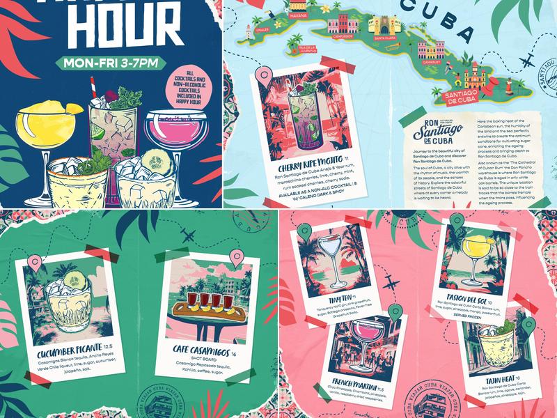 Revolución de Cuba Manchester Menu