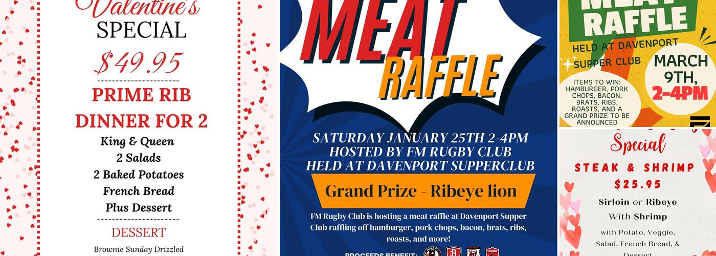 Davenport Supper Club & Lounge Menu