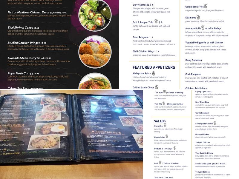 SATAY Thai Bistro & Bar Menu