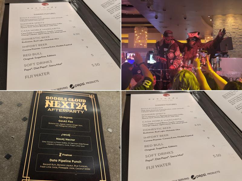 Eyecandy Bar & Lounge Menu