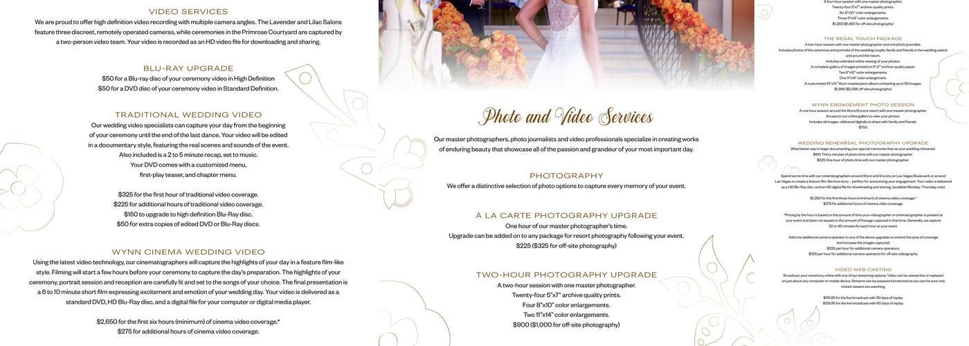 Encore Players Bar Menu