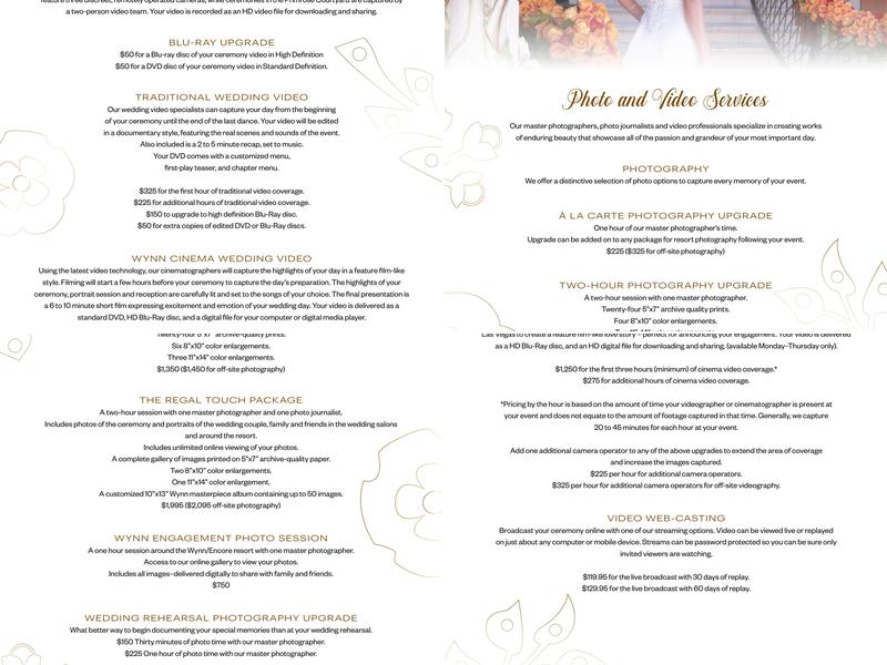 Encore Players Bar Menu