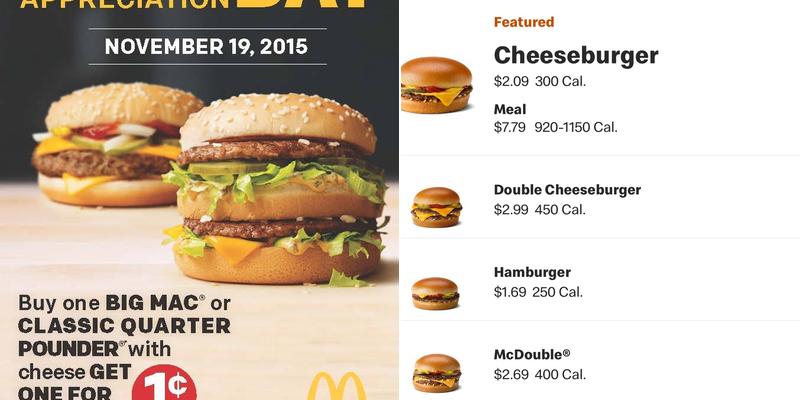 McDonald's Menu