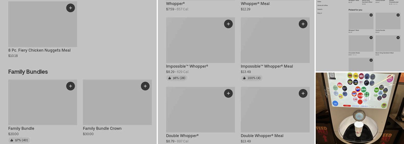 Burger King Menu