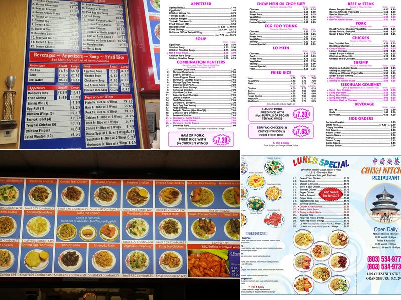 China Kitchen Menu