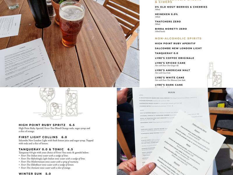 Masons Arms, Branscombe Menu