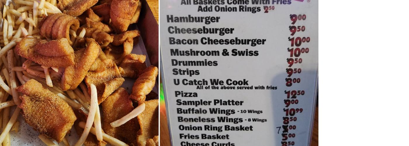 JR’s corner access Menu