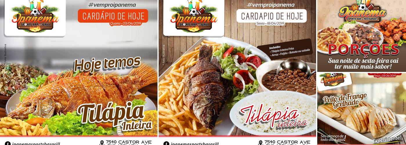 Ipanema Sports Bar and Grill Menu