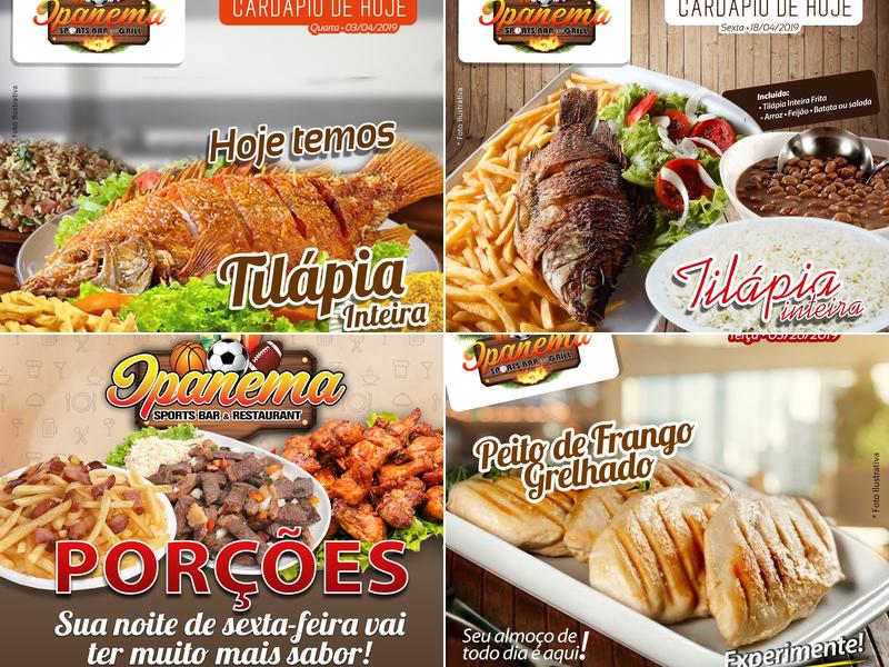 Ipanema Sports Bar and Grill Menu