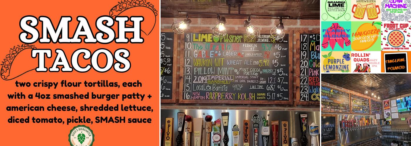 Dixie's Biergarten Menu