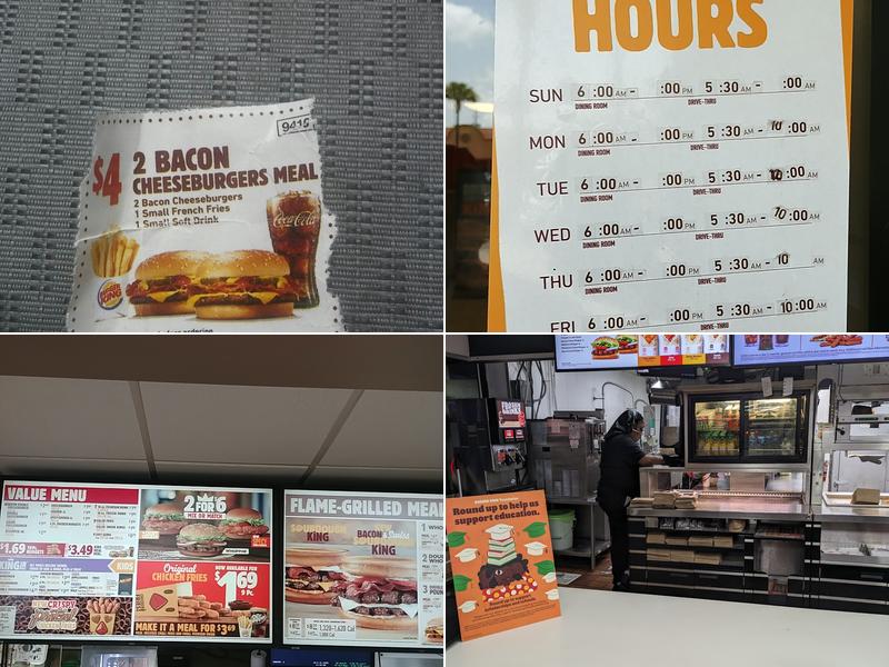 Burger King Menu