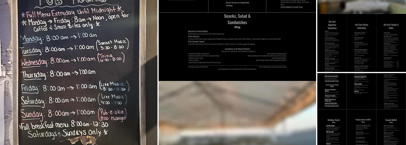 The Pub at Matunuck Menu