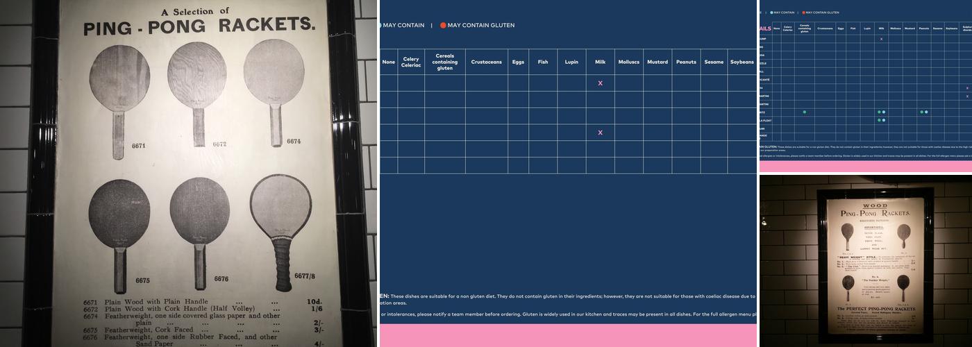 Bounce Old Street Menu