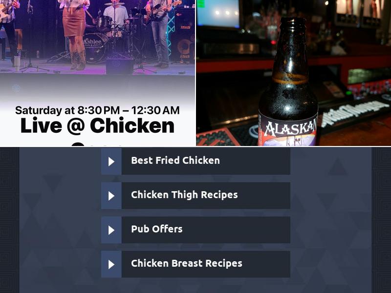 The Chicken Coop Menu