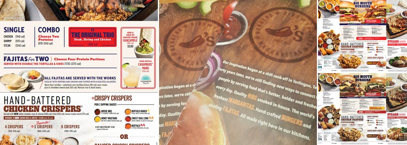 Chili's Grill & Bar Menu