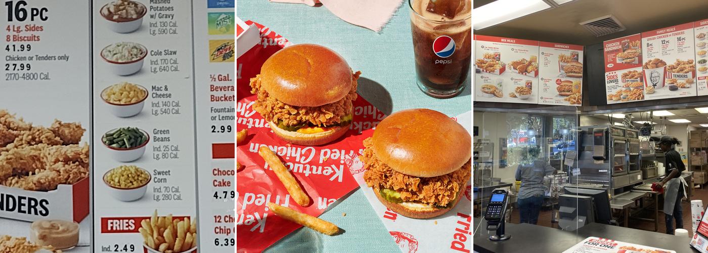 KFC Menu