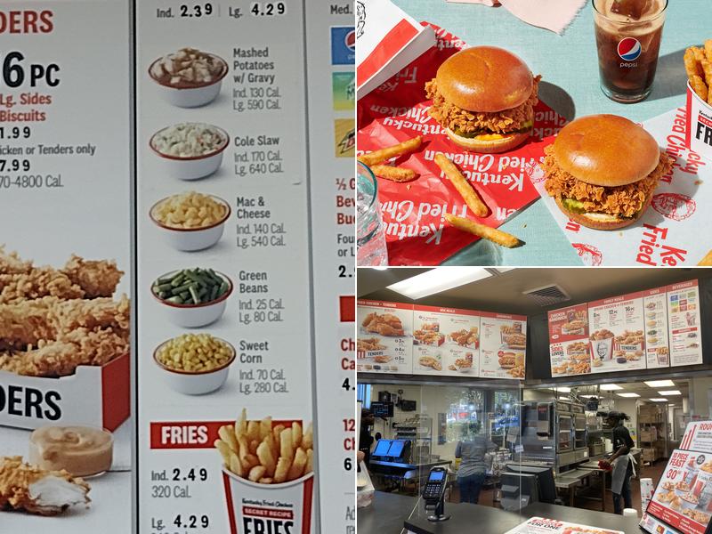 KFC Menu
