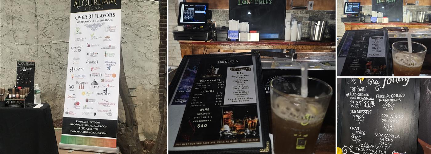 Lou & Choos Lounge Menu