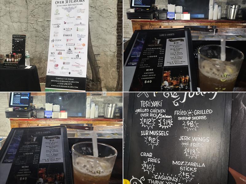 Lou & Choos Lounge Menu