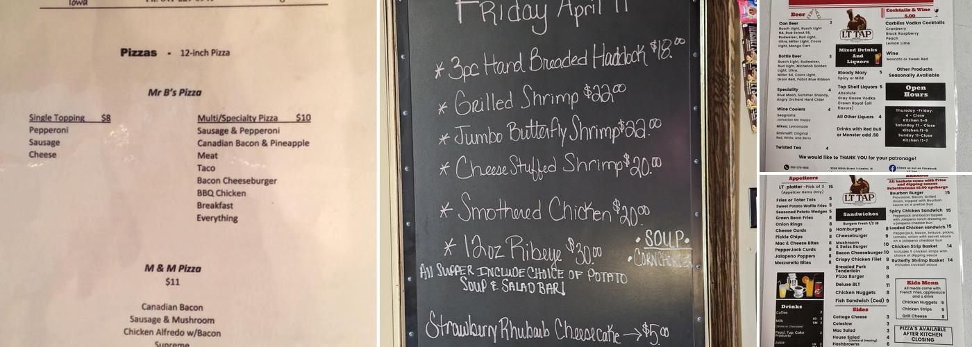 L T Tap Menu