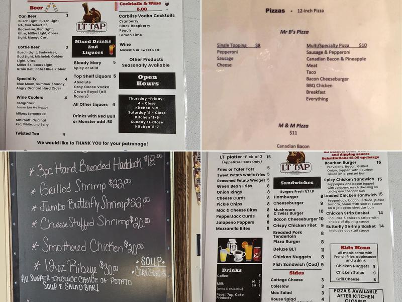 L T Tap Menu