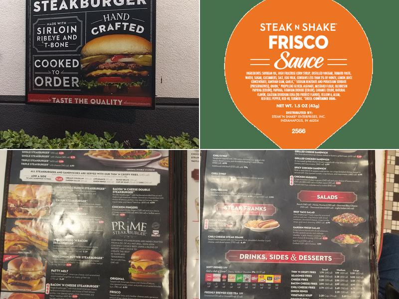 Steak 'n Shake Menu