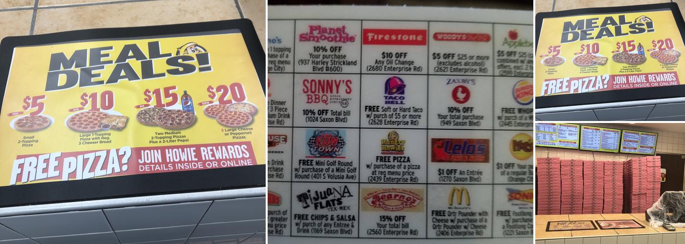 Hungry Howie's Pizza & Subs Menu