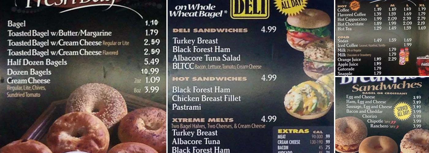 Winchell's Menu