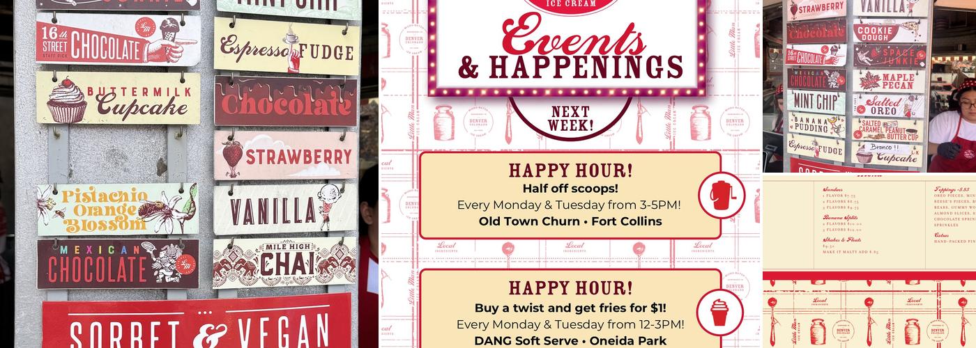 Little Man Ice Cream Menu