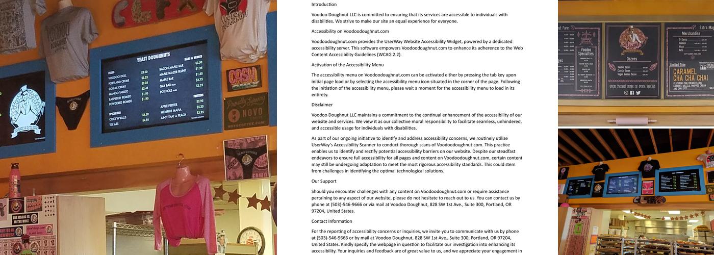 Voodoo Doughnut Menu