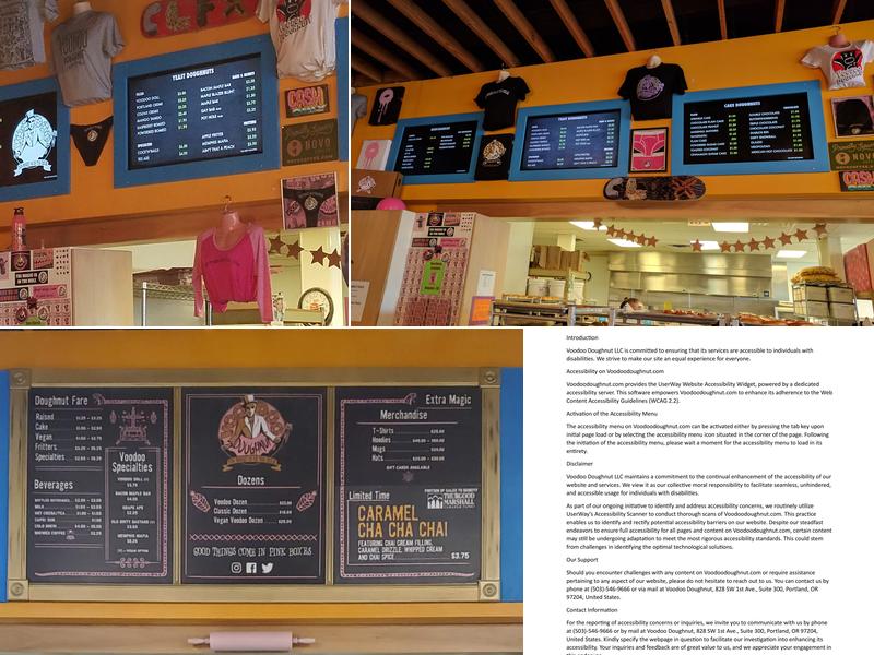 Voodoo Doughnut Menu