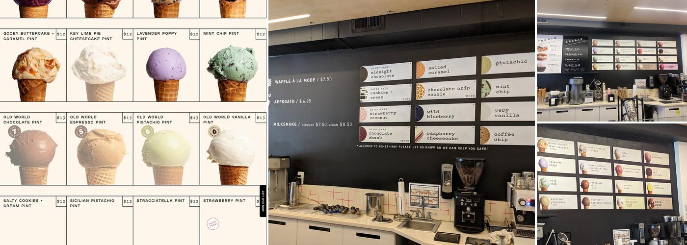 Gelato Boy Menu