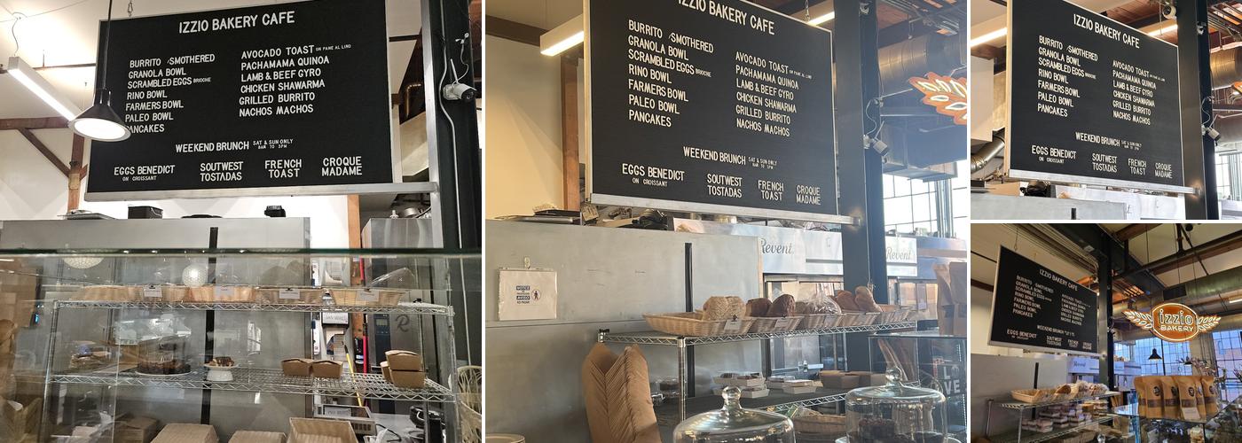 Izzio Bakery Central Market Menu