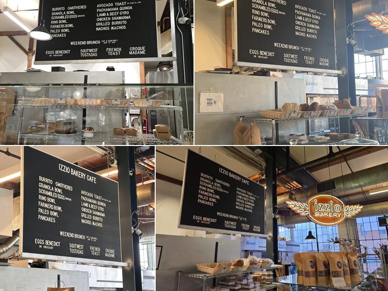 Izzio Bakery Central Market Menu