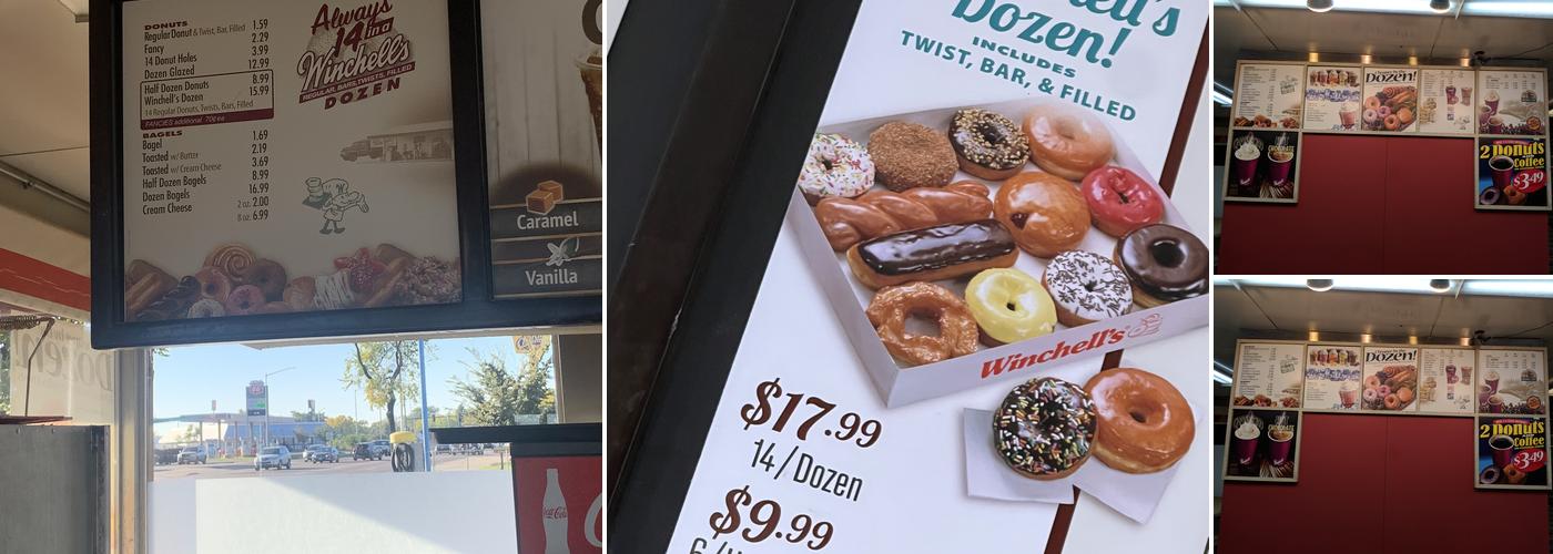 Winchell's Menu