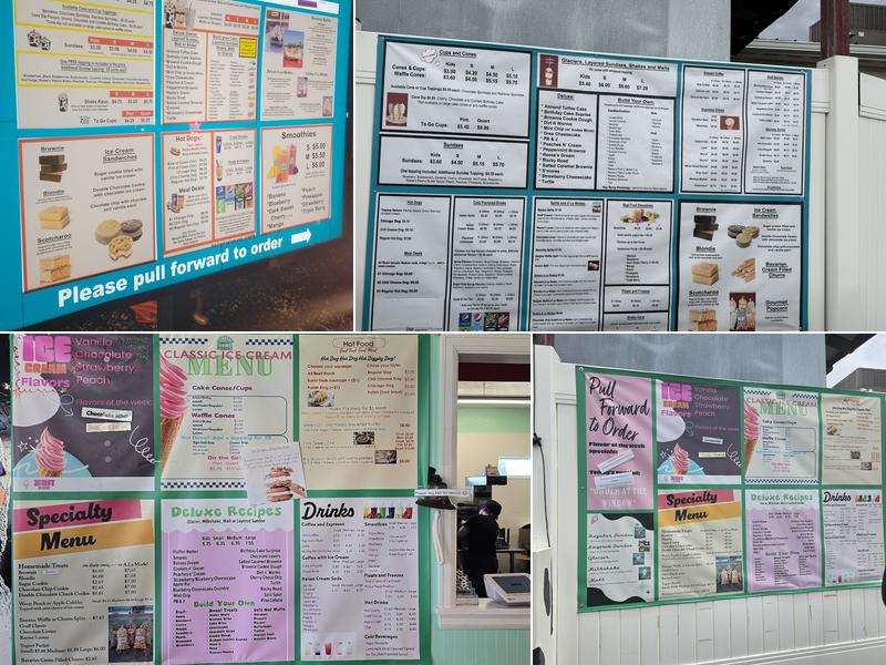 Graff Dairy Menu