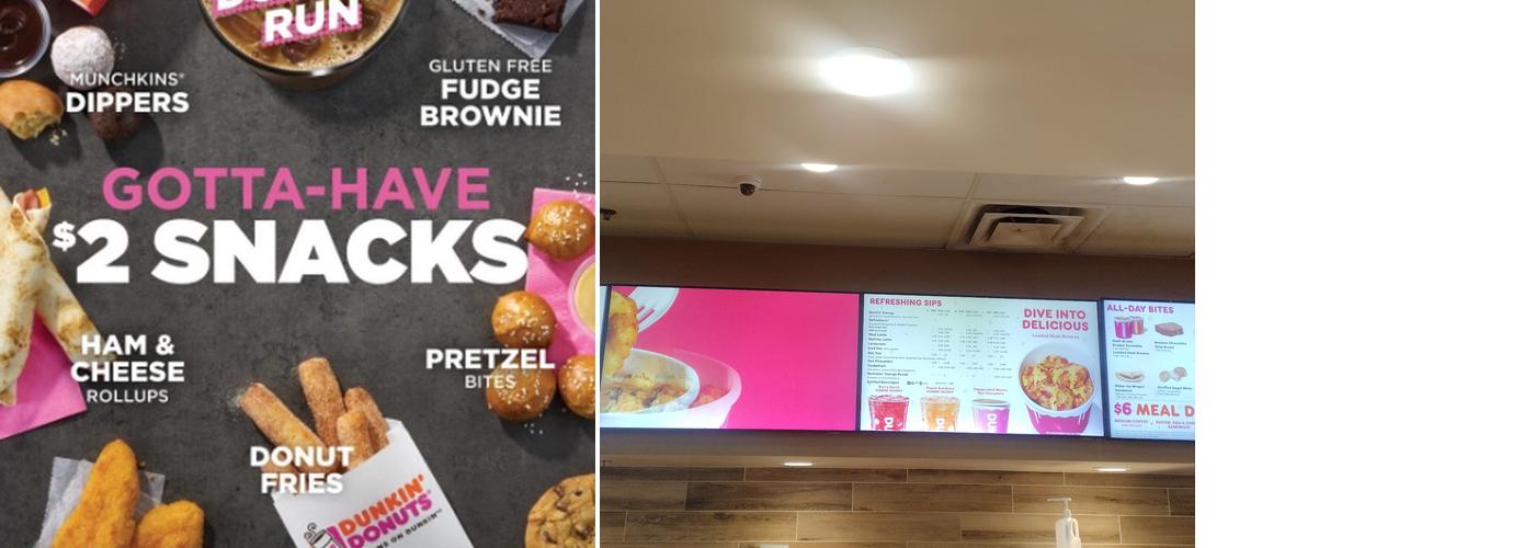 Dunkin' Menu