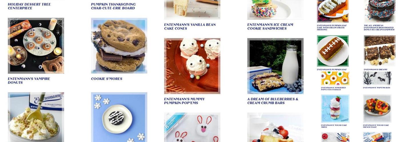 Entenmann's Bakery Menu