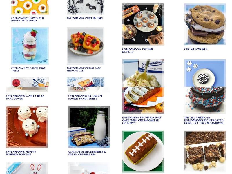 Entenmann's Bakery Menu