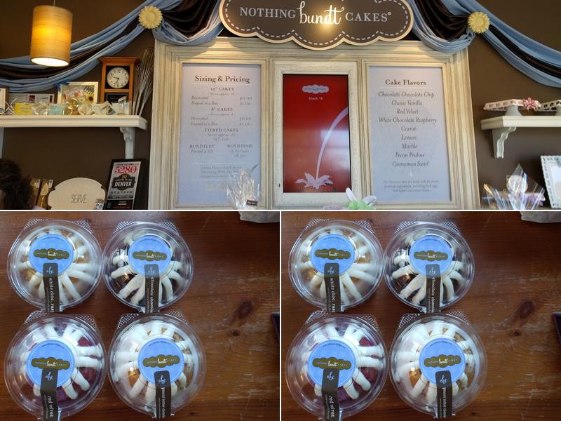 Nothing Bundt Cakes Menu