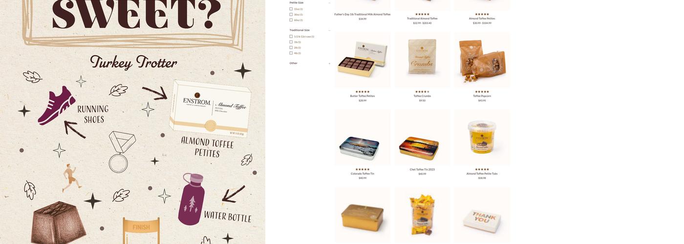 Enstrom Candies Arvada Menu