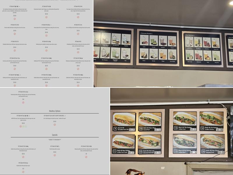 New Saigon Bakery and Deli Menu