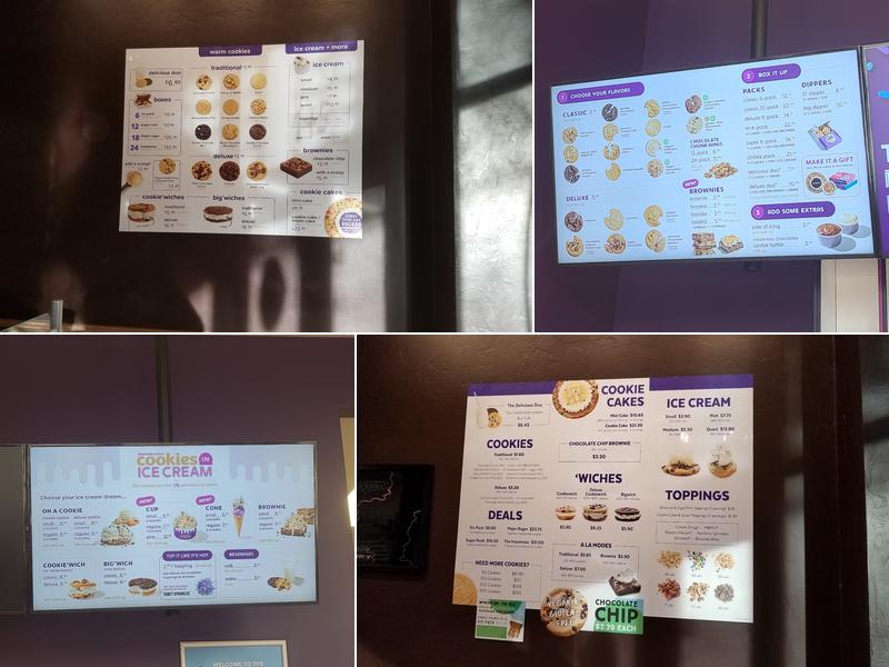 Insomnia Cookies Menu