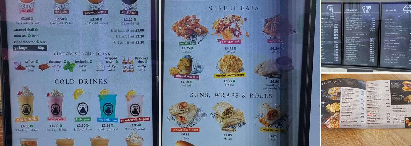 chaiiwala® Bolton - Drive Thru Menu